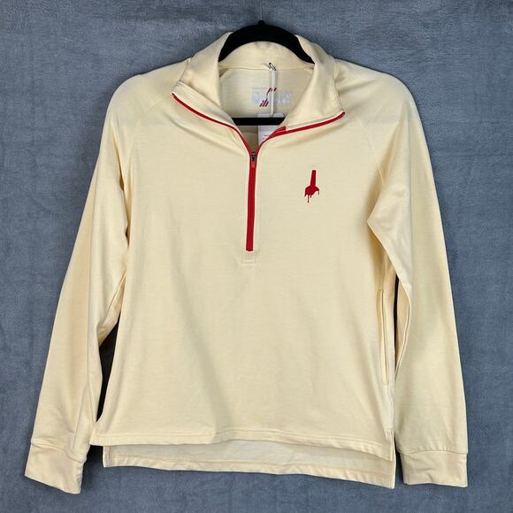 Marine Layer Other - Marine Layer Weekend Sport Top Mens Extra Small Yellow Long Sleeve 1/4 Zip NEW